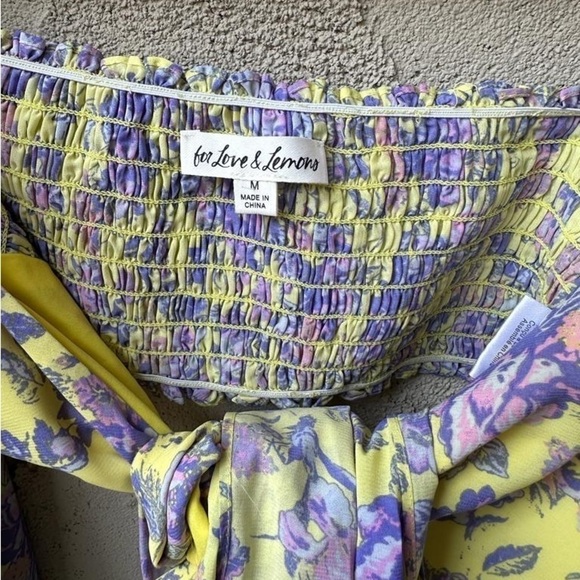 For Love and Lemons Maui Wrap Top I Size  M - Picture 9 of 13